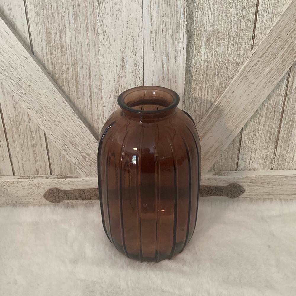 Target BP Amber Glass Vase